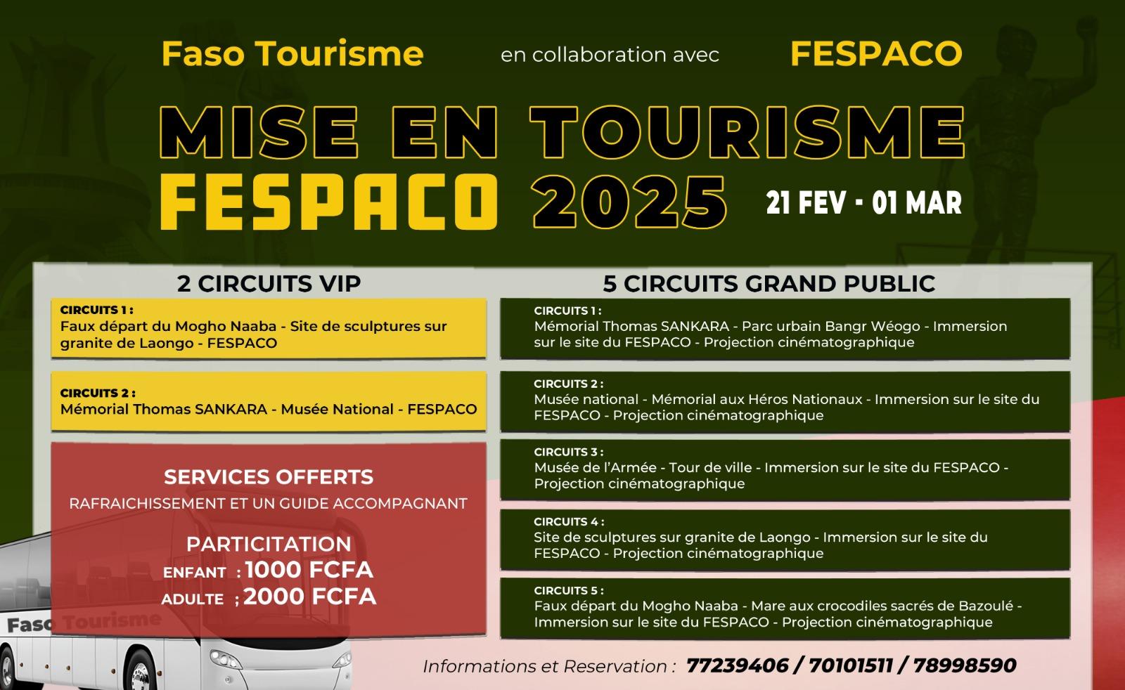 MISE EN TOURISME DU FESPACO 2025