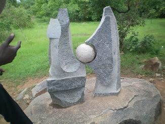 Sculpture sur granit de Laongo